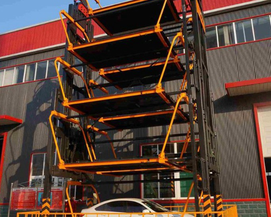 Stack tower parking system at Baug-E-Suraiyya residential project