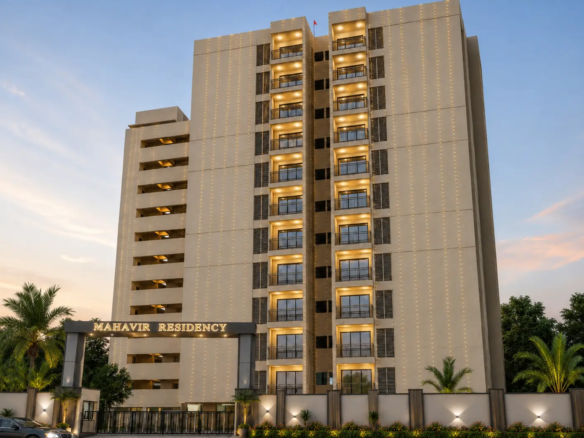 Mahavir Residency premium 2 and 3 BHK apartments in Bhiwandi