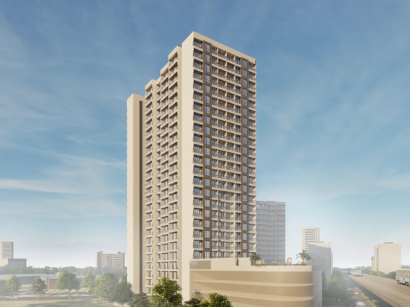 Siyara Fortune high rise twin towers elevation in Narpoli Bhiwandi by Shakti Group