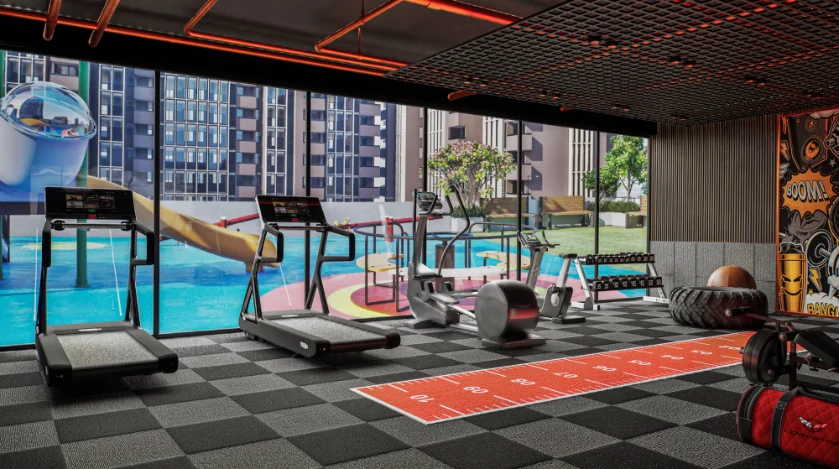 Gym at Siyara Fortune Bhiwandi