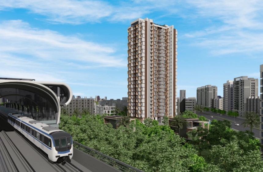 Siyara Avantika Bhiwandi Kalyan Bypass building elevation by Shakti Group