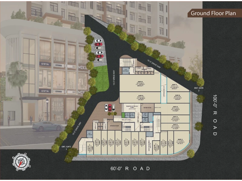 Yashal Tower by Bhiwandiwala | Luxury 1 BHK Flat in New Millat Nagar (Chavindra), Bhiwandi