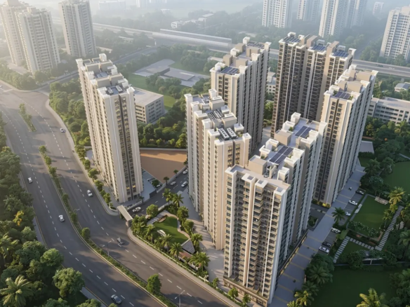 Usha Greens Anjurphata Bhiwandi 30 Storey Tower Elevation