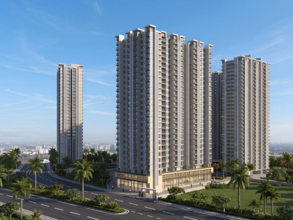 Usha Greens Anjurphata Bhiwandi 30 Storey Tower Elevation